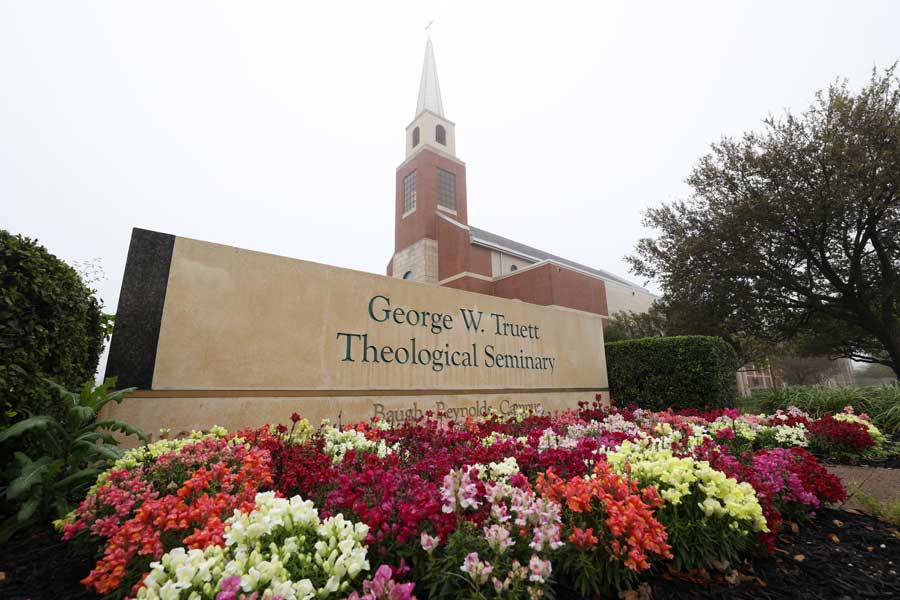 George W Truett Seminary Sign